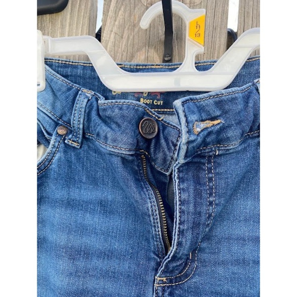 Wrangler Womens Boot Cut Jeans Medium Wash Blue Denim Size 11/13 1009MWZPV - Picture 3 of 9